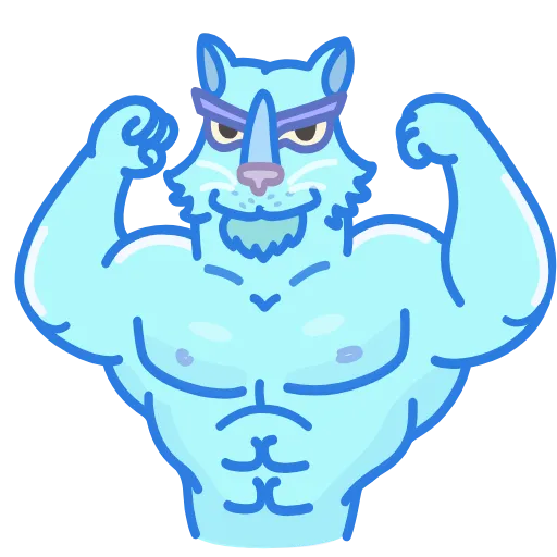 Стикер 15 Chilled Cat
