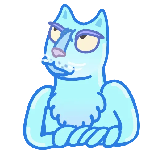 Стикер 12 Chilled Cat