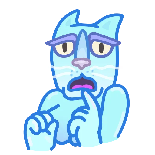 Стикер 16 Chilled Cat