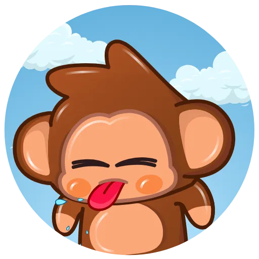 😝 Стикер «Chimpers x Elephant Store» для Telegram