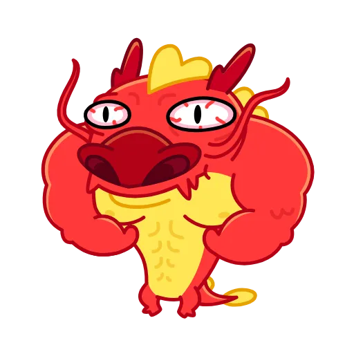 Стикер 15 Chinese Dragon