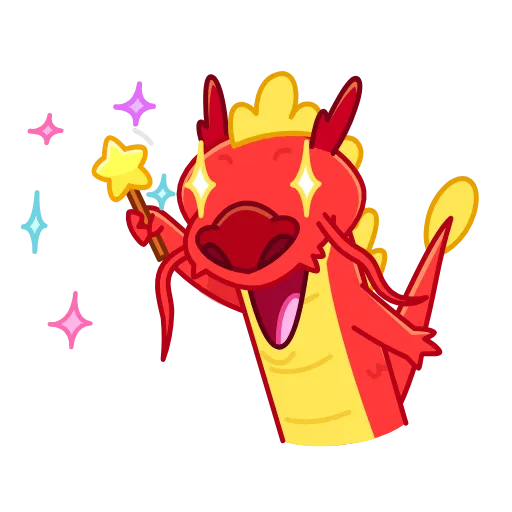Стикер 25 Chinese Dragon