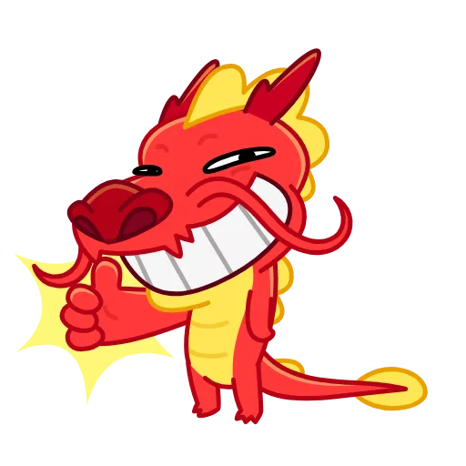 Стикер 3 Chinese Dragon