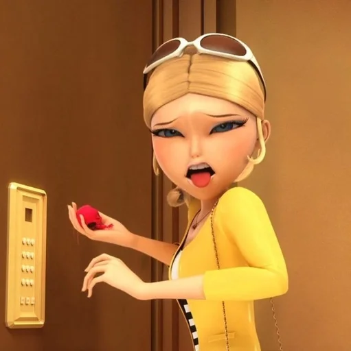 🤮 Стикер «യ₊˚ # chloe ⁺.» для Telegram