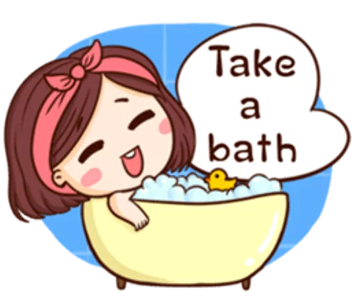 🛀 Стикер «Chompo pink» для Telegram
