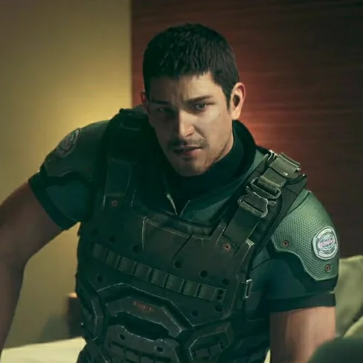 😐 Стикер «Chris Redfield» для Telegram