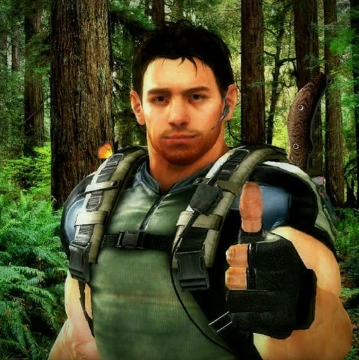 👍 Стикер «Chris Redfield» для Telegram