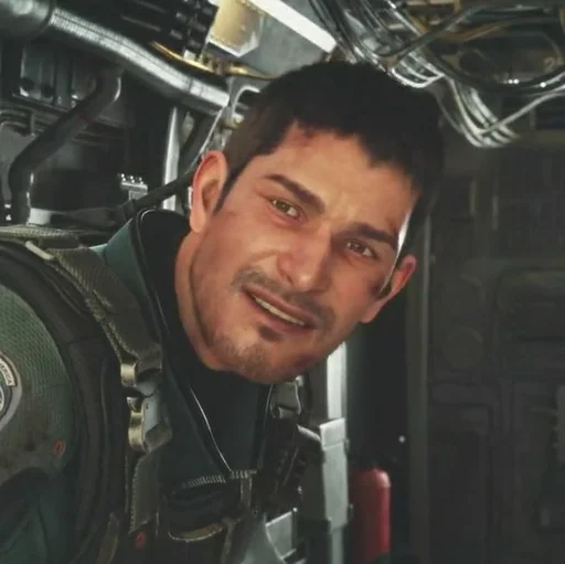 😃 Стикер «Chris Redfield» для Telegram