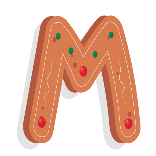 Стикер 15 xmas #animated #cyrillic #numbers #latin