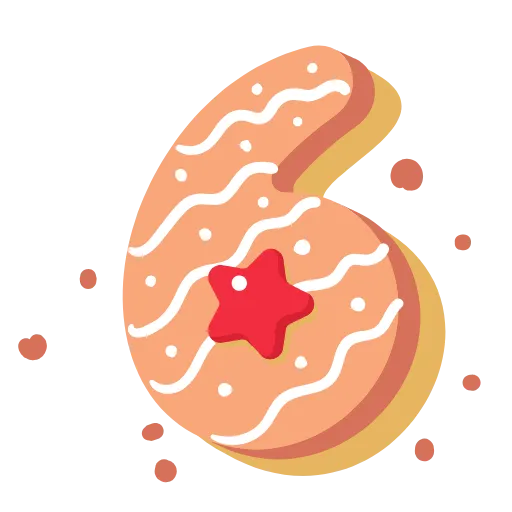 Стикер 44 xmas #animated #cyrillic #numbers #latin