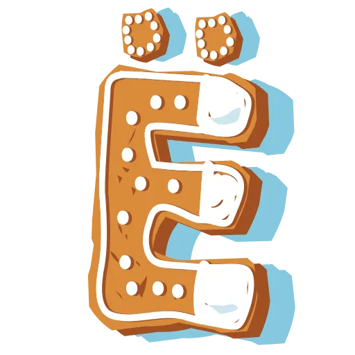 Стикер 8 xmas #animated #cyrillic #numbers #latin
