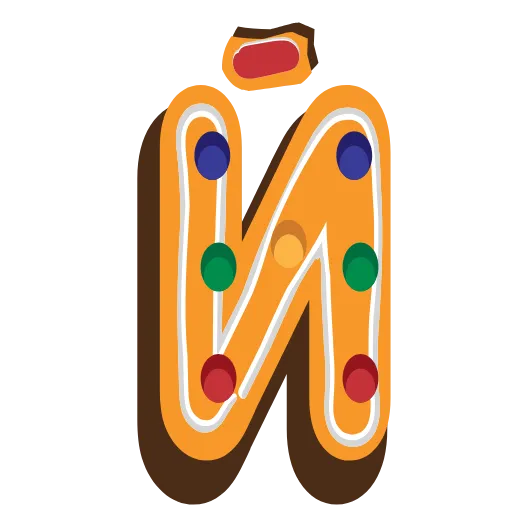 Стикер 12 xmas #animated #cyrillic #numbers #latin