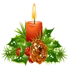 Стикер 12 Новогодние украшения