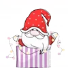 Стикер 21 Новогодний пак Christmas decoration
