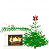 Стикер 39 Новогодний пак Christmas decoration