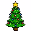 Стикер 37 Новогодний пак Christmas decoration