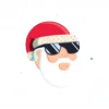 Стикер 15 Новогодний пак Christmas decoration