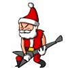Стикер 3 Новогодний пак Christmas decoration