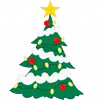 Стикер 47 Новогодний пак Christmas decoration