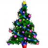 Стикер 44 Новогодний пак Christmas decoration