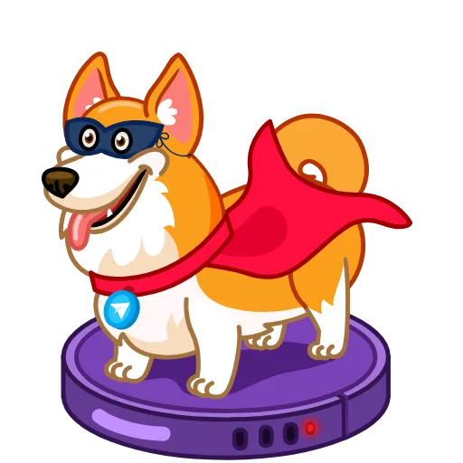 Стикер 10 Сhristmas Dogs