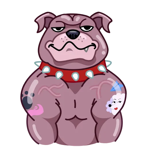 Стикер 18 Christmas Dogs