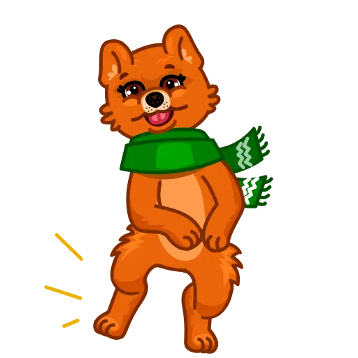 Стикер 19 Christmas Dogs