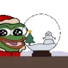 Стикер 39 Christmas Pepe