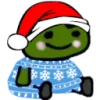 Стикер 55 Christmas Pepe