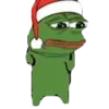 Стикер 47 Christmas Pepe