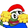 Стикер 29 Christmas Pepe