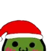 Стикер 60 Christmas Pepe