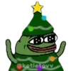 Стикер 6 Christmas Pepe