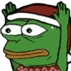 Стикер 38 Christmas Pepe