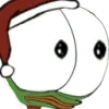 Стикер 9 Christmas Pepe