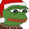 Стикер 32 Christmas Pepe