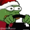 Стикер 37 Christmas Pepe