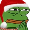 Стикер 36 Christmas Pepe