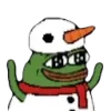 Стикер 5 Christmas Pepe