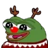 Стикер 15 Christmas Pepe