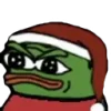 Стикер 14 Christmas Pepe
