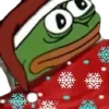 Стикер 23 Christmas Pepe
