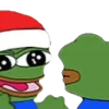 Стикер 45 Christmas Pepe