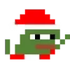 Стикер 35 Christmas Pepe