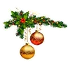 Стикер 3 😊 Christmas - новогодний орнамент