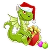 Стикер 4 😊 Christmas - новогодний орнамент