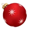 Стикер 23 😊 Christmas - новогодний орнамент