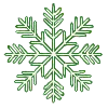❄️ Эмодзи «Зимние буквы и значки» для Telegram