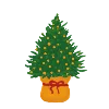 🎄 Эмодзи «Зимние буквы и значки» для Telegram