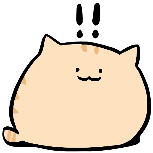 Стикер 28 Chubby & Fluffy